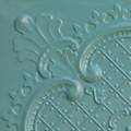 Tin Ceiling Powder Coated Color Sample Finish: Pastel Turquoise