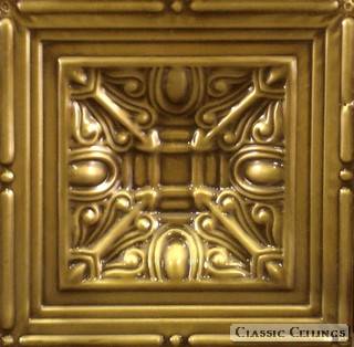 Tin Ceiling Design 1x1508 Antique Plated Brass
