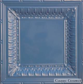 Tin Ceiling Design 2x2508 Painted 701 Deep Blue