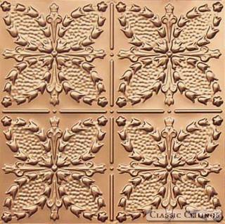 Tin Ceiling Design 335 Plated Steel Copper