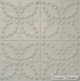 Tin Ceiling Design 335 Pre Painted White