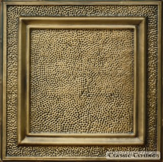 Tin Ceiling Design 511 Antique Plated Brass
