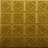 Tin Ceiling Design 207 Painted 402 Golden Brass