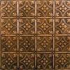 Tin Ceiling Design 209 Perforated Acoustic Steel Antique Plated Copper