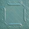 Tin Ceiling Design 502 Painted 702 Pastel Turquoise