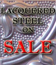 Tin Ceiling Lacquered Steel Sale