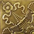 Tin Ceiling Sample Finish: Antique Plated Brass