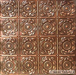 Tin Ceiling Design 208 Antique Plated Copper