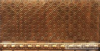 Tin Ceiling Design 4574 Antique Plated Copper 2x4