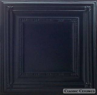 Tin Ceiling Design 504 Painted 103 Satin Black