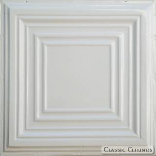 Tin Ceiling Design 505 Painted 003 Creamy White