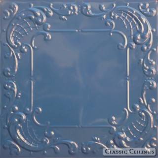 Tin Ceiling Design 515 Painted 701 Deep Blue