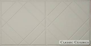 Tin Ceiling Design 517 Pre Painted White 2x4