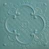 Tin Ceiling Design 500 Painted 702 Pastel Turquoise
