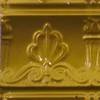 Tin Ceiling Design 705 Painted 402 Golden Brass